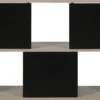 Meuble pour aquarium Iseo Tana 100cm mélaminé noir - Zolux
