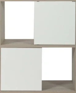 Meuble pour aquarium Iseo Tana 60cm mélaminé blanc - Zolux