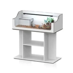 Meuble pour terrarium tortue Terra Tortum 120 blanc - Aquatlantis