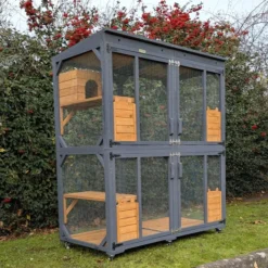 Modules haut et bas pour Catio Balcon modulable - Kat'Venture
