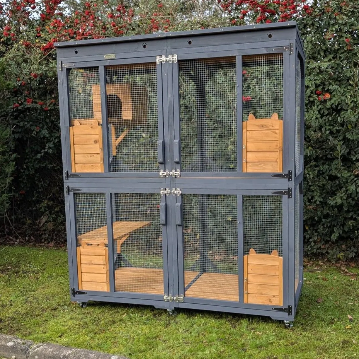 Modules haut et bas pour Catio Balcon modulable - Kat'Venture