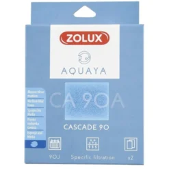 Mousse bleue medium pour filtre aquarium Cascade 90 Aquaya x 2 - Zolux