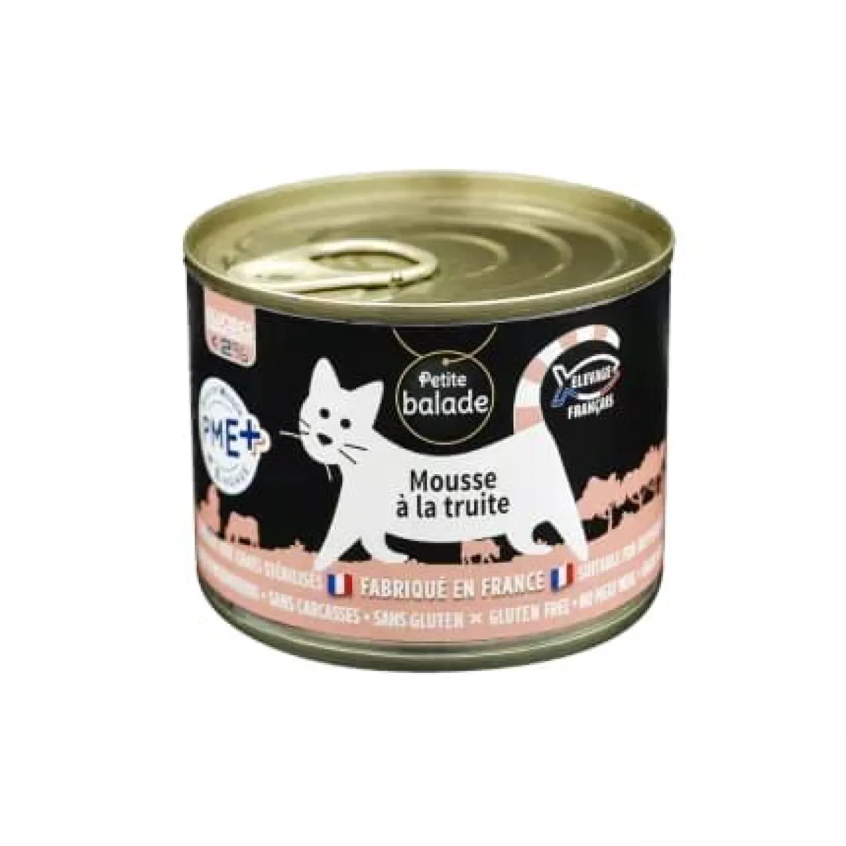 Mousse à la truite chat 200g - Petite Balade