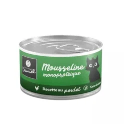 Mousseline poulet chat monoprotéique 85g - Les recettes de Daniel