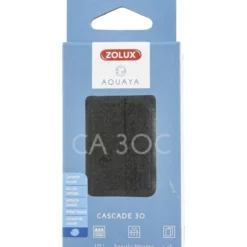 Mousse Zeocarb pour filtre aquarium Cascade 30 Aquaya x 2 - Zolux