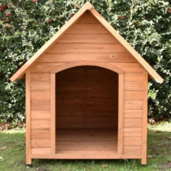 Niche chien Natura toit shingle taille M