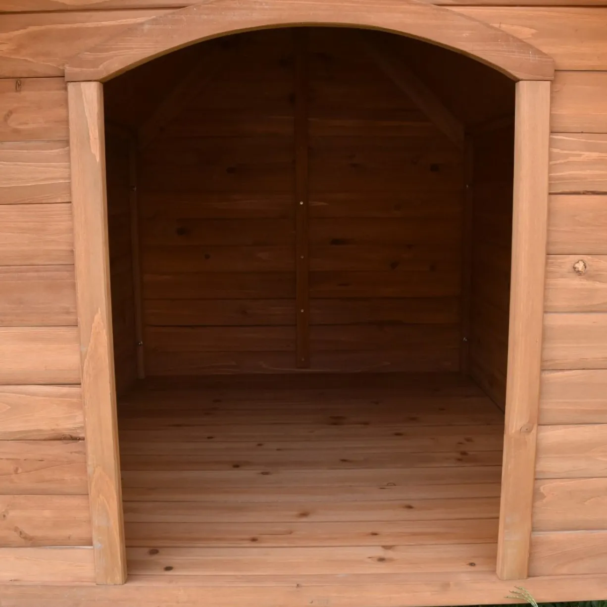 Niche chien Natura toit shingle taille M
