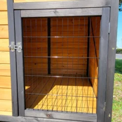 Niche Malinois avec porte sécurisée et ouverture latérale taille XL