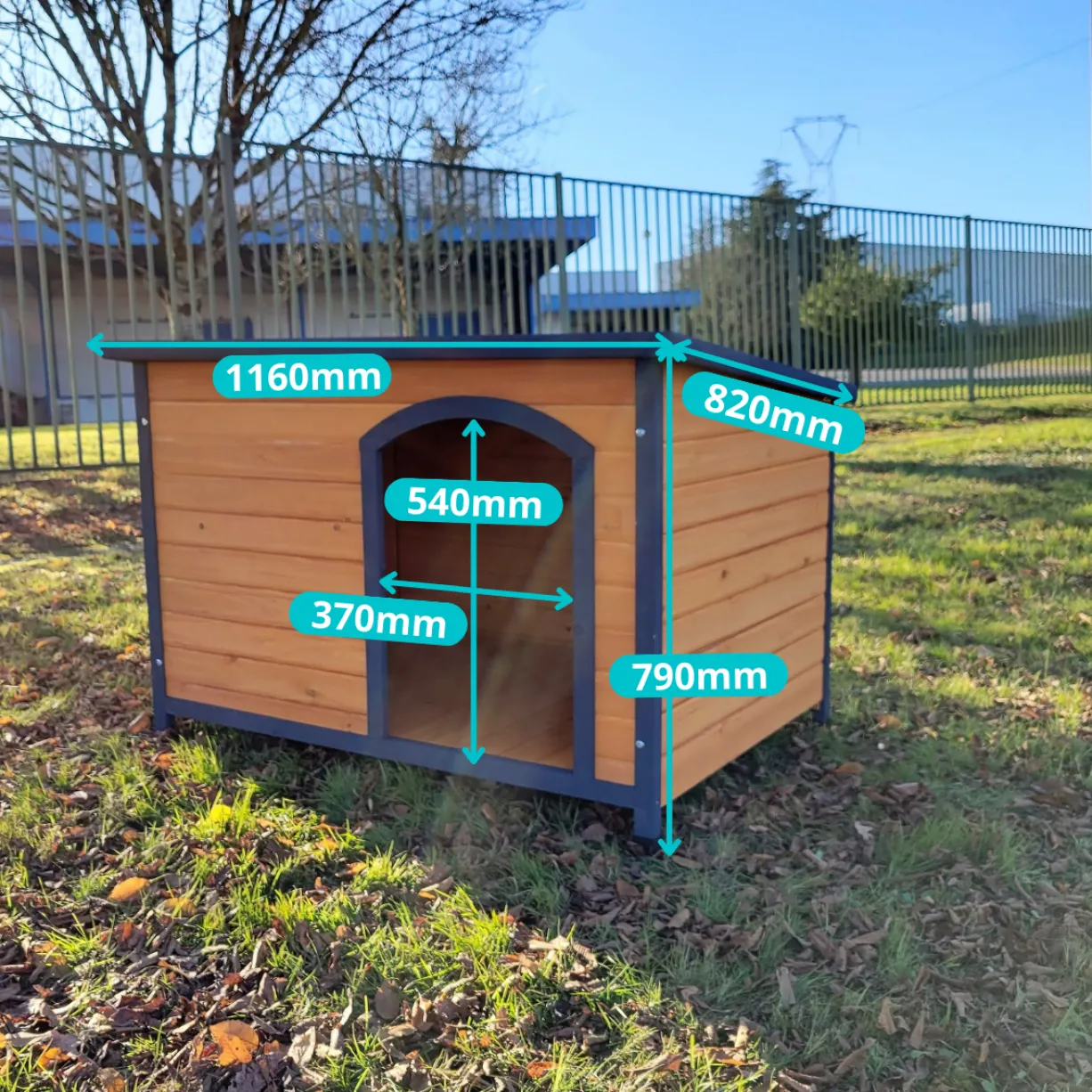 Niche Natura pour chien Toit Plat taille XL