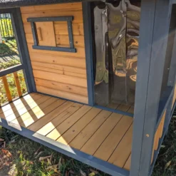 Niche pour chien Chalet Saint-Bernard V2 toit shingle taille XL