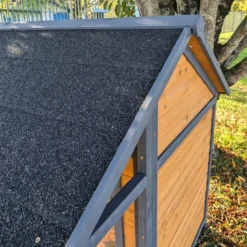 Niche pour chien Chalet Saint-Bernard V2 toit shingle taille XL
