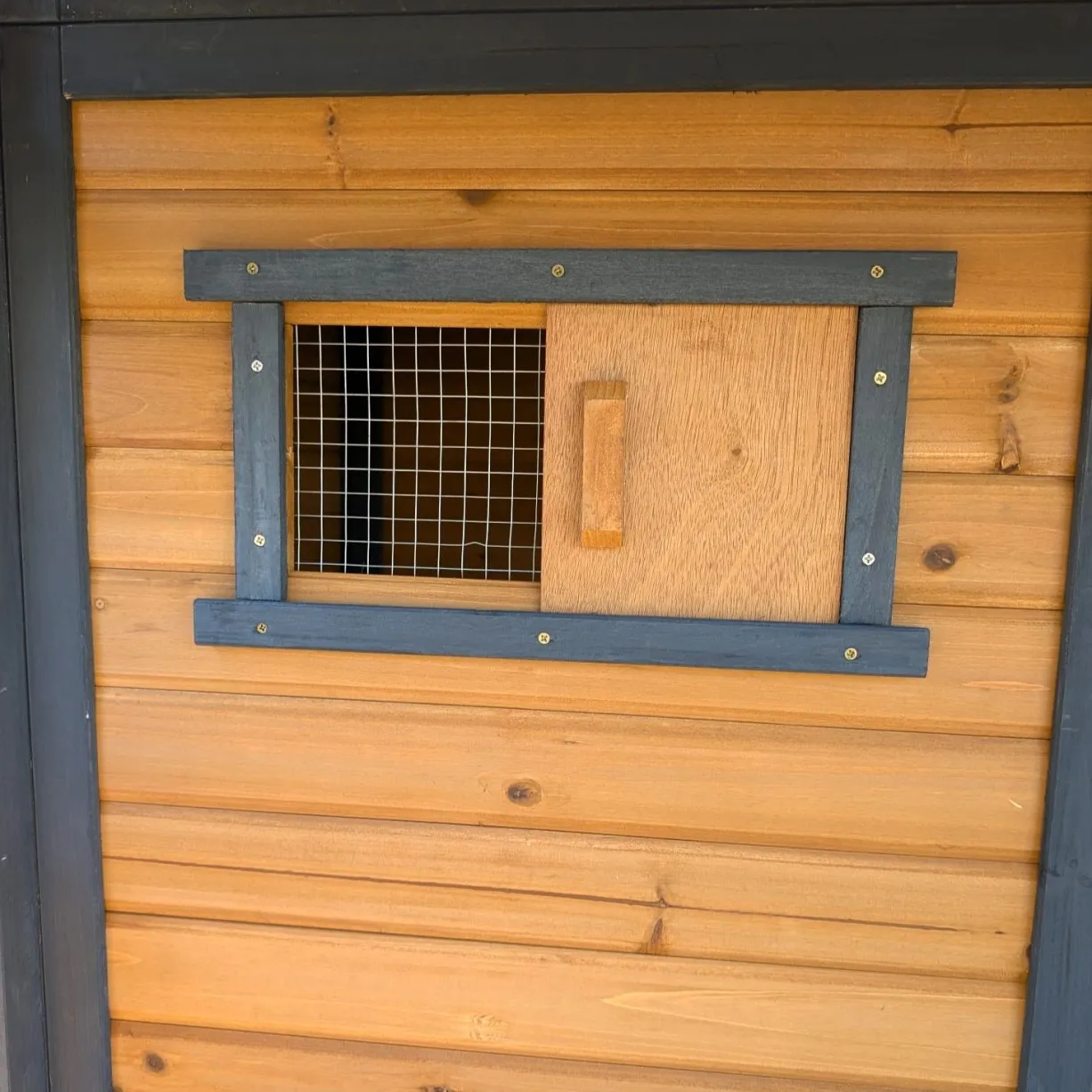 Niche pour chien Chalet Saint-Bernard V2 toit shingle taille XL
