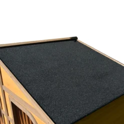 Niche pour chien Double toit shingle noir taille XXL