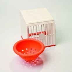 Nid en plastique oiseaux sans crochet orange pour nichoir boîte en plastique - Fauna