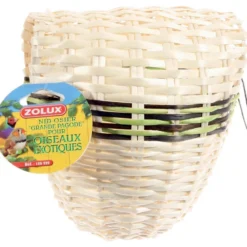 Nid osier "Grande Pagode" pour oiseaux exotiques - Zolux
