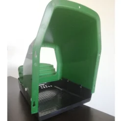 Nid pondoir poule 1 compartiment plastique avec cuvette - Gaun