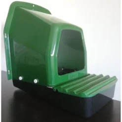 Nid pondoir poule 1 compartiment plastique avec cuvette - Gaun