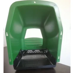 Nid pondoir poule 1 compartiment plastique avec cuvette - Gaun