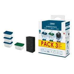 Pack cartouches filtrantes Water Clear & Protection, Water Bio-Bact et Water Foam taille M - Ciano
