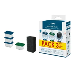 Pack cartouches filtrantes Water Clear & Protection, Water Bio-Bact et Water Foam taille S - Ciano