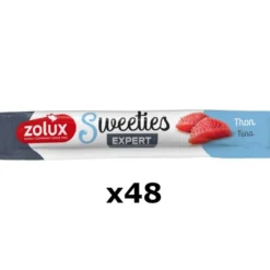 Pack friandises crémeuses chat stick Sweeties 14g thon x 48 - Zolux