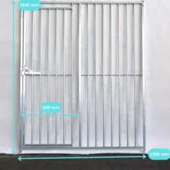 Panneau de Porte Barreaux Standard pour chenil en kit 150 x 184 cm - KeniLux