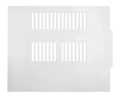 Paroi de séparation ajourée en plastique blanc pour cages à oiseaux de 90 et 120 cm - 2GR