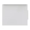 Paroi de séparation pleine en plastique blanc pour cages à oiseaux de 90 et 120 cm - 2GR