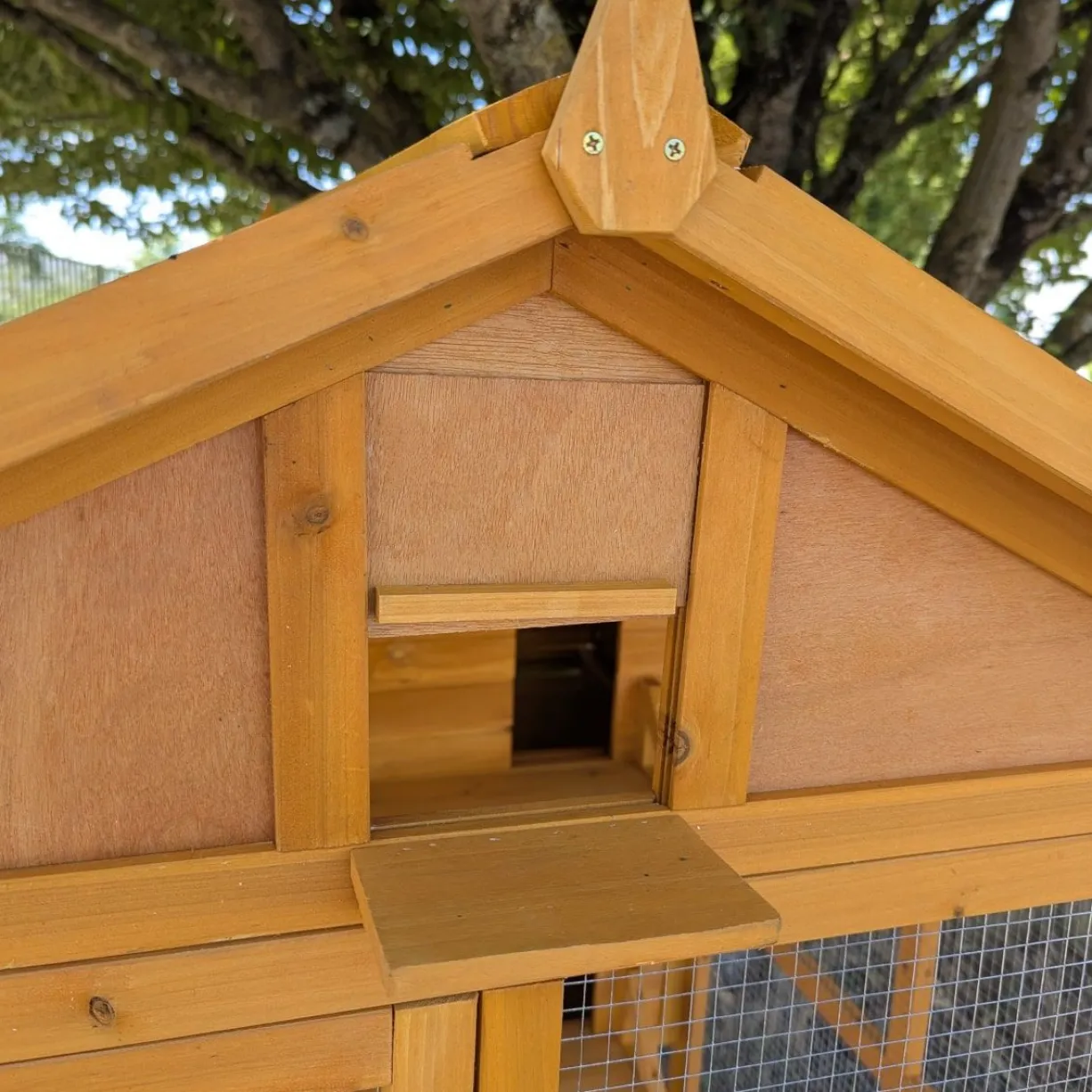 Pigeonnier en bois Huppé toit shingle vert 12 pigeons