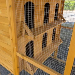 Pigeonnier en bois Huppé toit shingle vert 12 pigeons