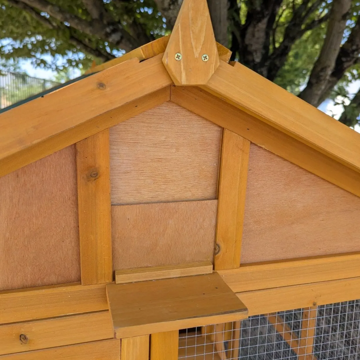 Pigeonnier en bois Huppé toit shingle vert 12 pigeons