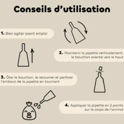 Pipettes antiparasitaires insectifuges acarifuges bio basse-cour par 3 - Biovetol