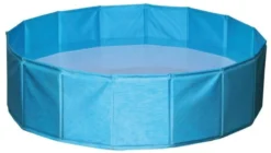 Piscine chien 340L diamètre 120cm bleue - Kerbl