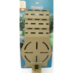 Plage pour aquarium tortue Karapas Aqua marron - Zolux