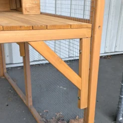 Plateforme avec cabane en bois pour catio modulable chat « Kat’Venture »