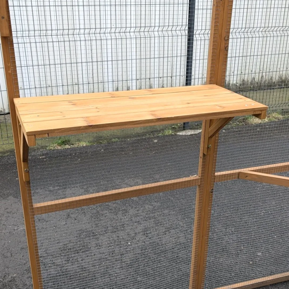 Plateforme en bois pour catio modulable chat « Kat’Venture »