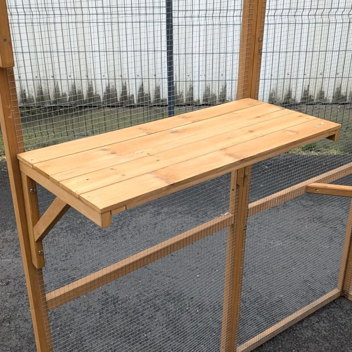 Plateforme en bois pour catio modulable chat « Kat’Venture »