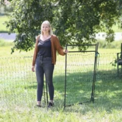 Porte pour filet poulailler électrifiable jusqu’à 90 cm - Kerbl