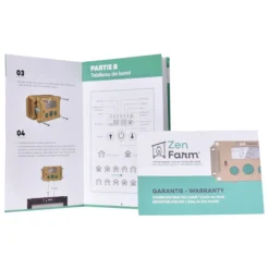 Portier Zen Farm autonome poule et trappe autobloquante taille unique