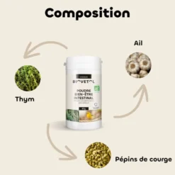 Poudre bien-être intestinal oiseaux Bio 40g - Biovetol