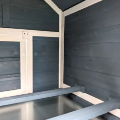 Poulailler Bantam XL bleu toit shingle jusqu’à 4 poules