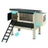 Poulailler Happy Farm 120 en plastique 2 à 4 poules - Ferplast