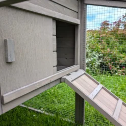 Poulailler mobile Sunny toit shingle et polycarbonate jusqu’à 6 poules