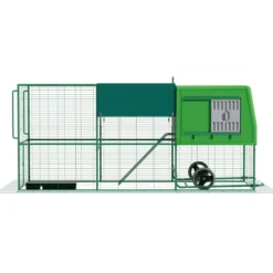 Poulailler plastique mobile avec grand parc 6 à 9 poules The Egg Palace - Gaun