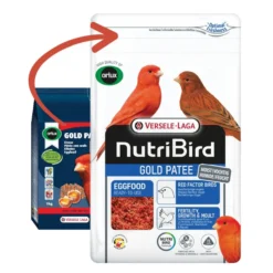 Pâtée aux œufs pour canaris NutriBird Gold Patee Red Factor rouge 5kg - Versele Laga
