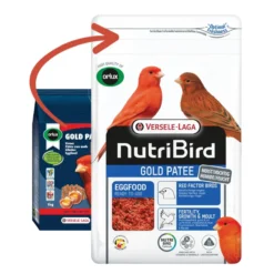 Pâtée aux œufs pour canaris NutriBird Gold Patee Red Factor rouge 1kg - Versele Laga