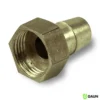 Raccord laiton 3/8 pour tuyau 8x14mm - Gaun
