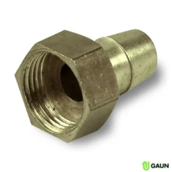 Raccord laiton 3/8 pour tuyau 8x14mm - Gaun