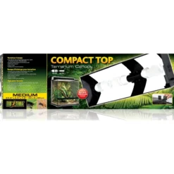 Rampe d’éclairage fluorescent pour terrarium Compact Top Medium 60cm - Exo Terra
