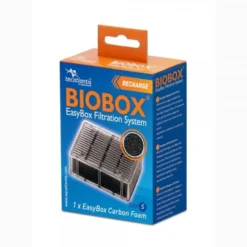 Recharge pour filtre d’aquarium poisson EasyBox Mousse de Charbon S - Aquatlantis